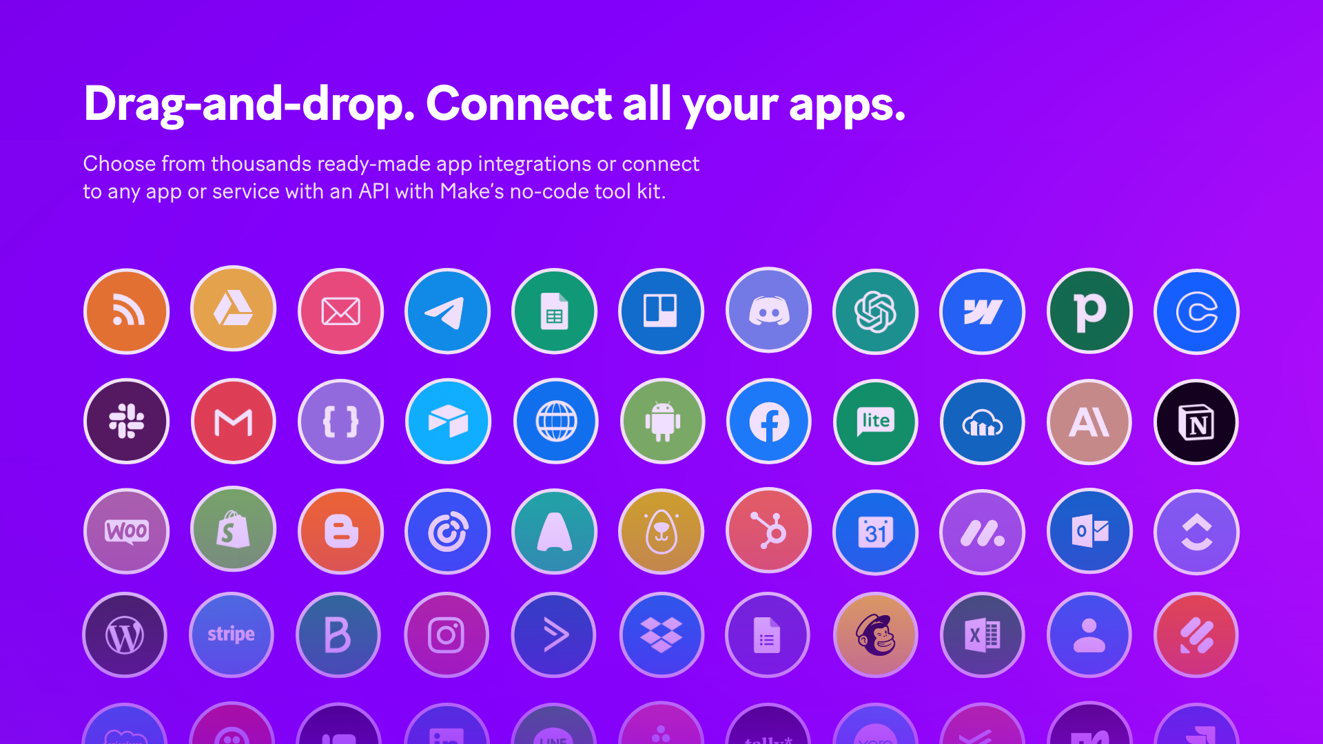 Connect Make apps with VBOUT